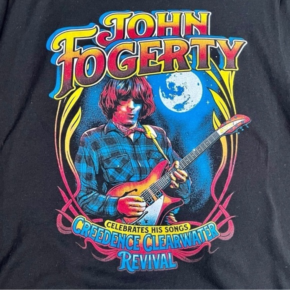 Vintage Graphic John Fogerty CCR Band 2023 Concert T-Shirt, Medium - Picture 1 of 7